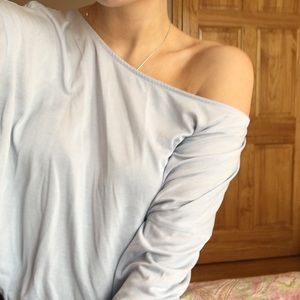 Silence and noise light blue blouse